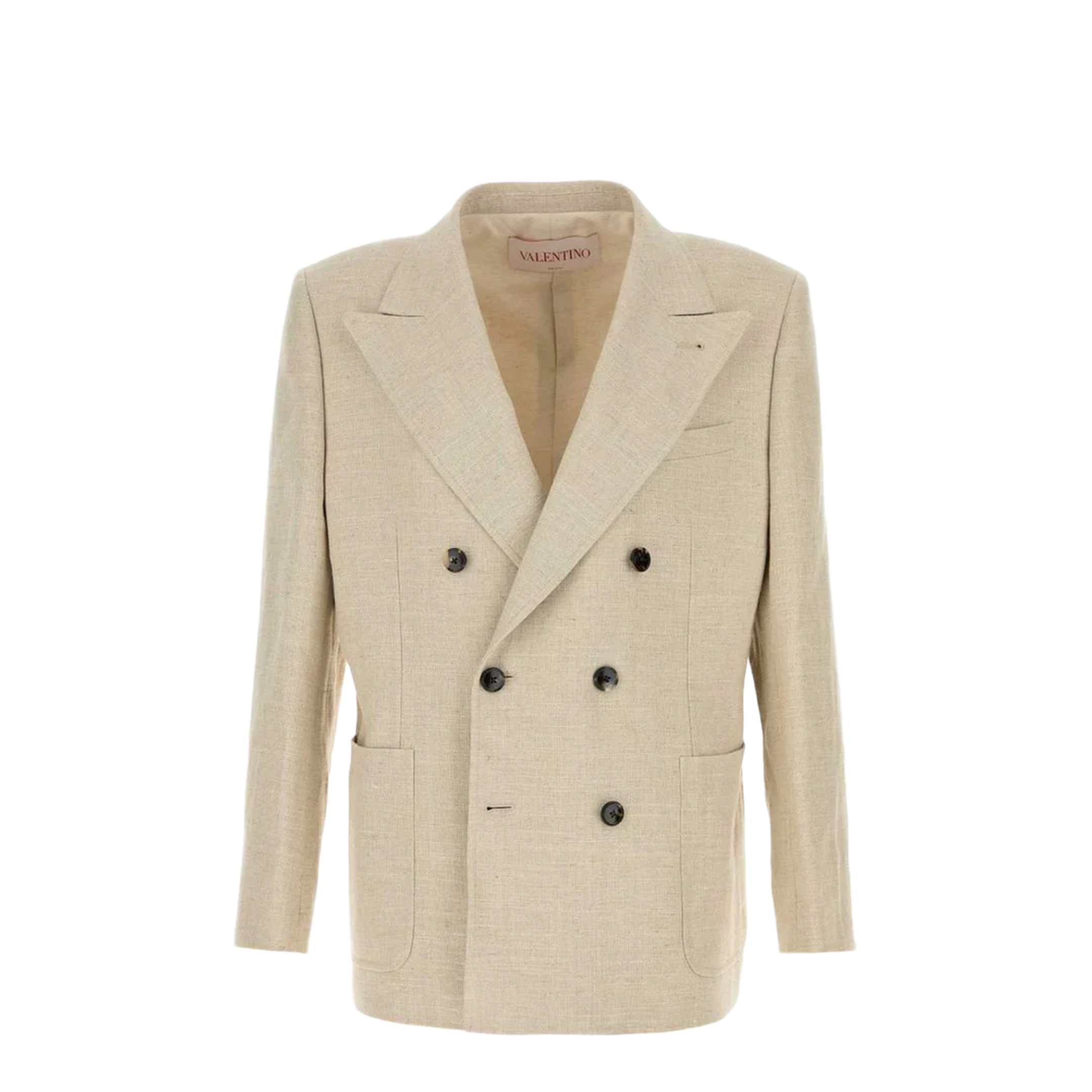 Double Breasted Jacket Beige