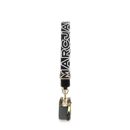 The Snapshot Saffiano Leather Crossbody Bag - BLACK/MULTI