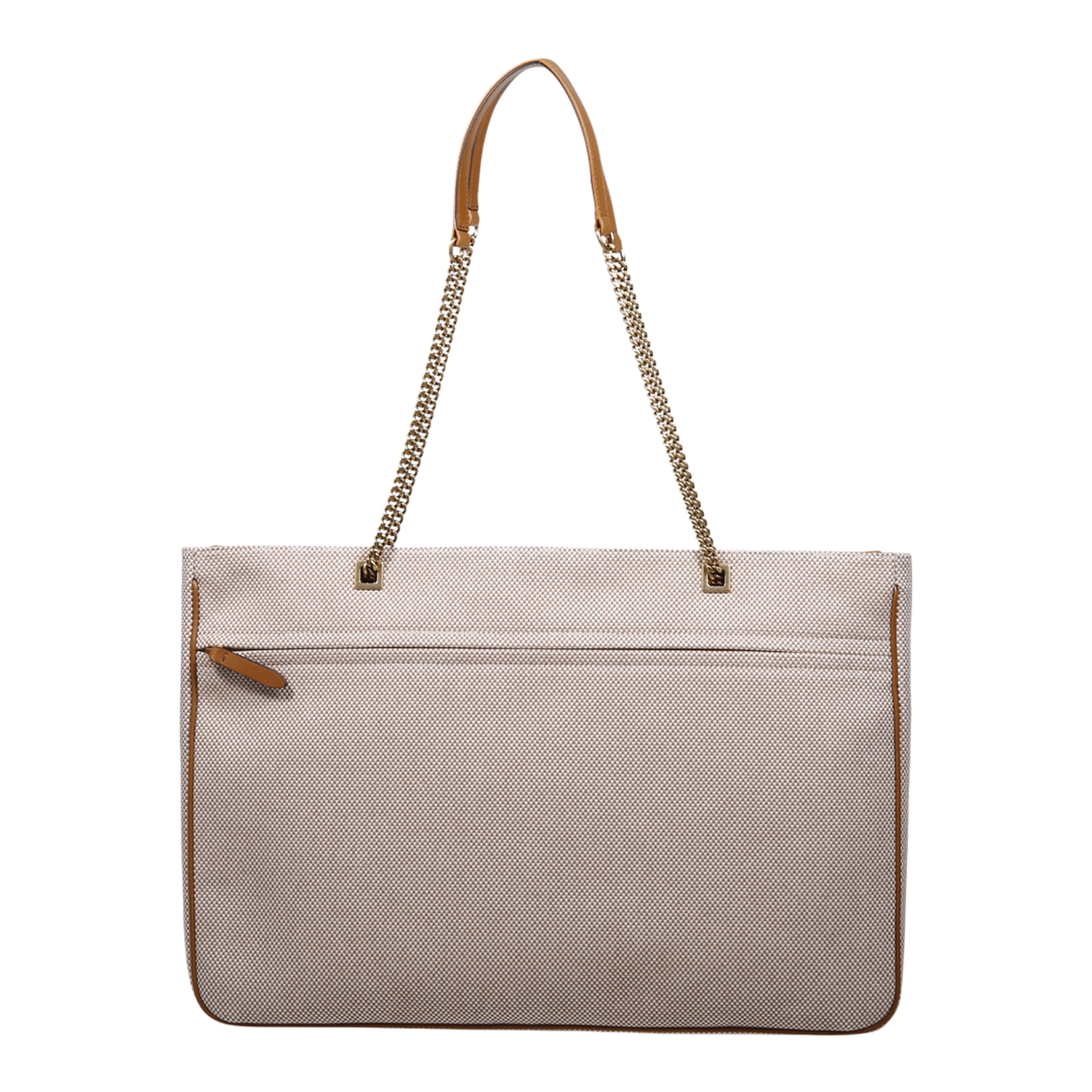 Large Viva Superstar Bag in Natural/Spice Canvas