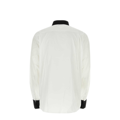 MAYFEYR - Prada - White Poplin Oversize Shirt - UCN527SOOO10IVF0964