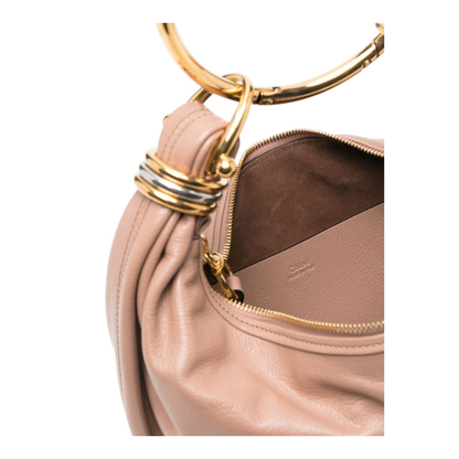 Luxurious Calfskin Handbag in Lilac