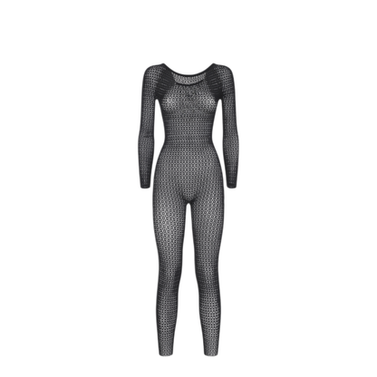 MAYFEYR - Wolford - Black Daisy Net Catsuit - 534617005