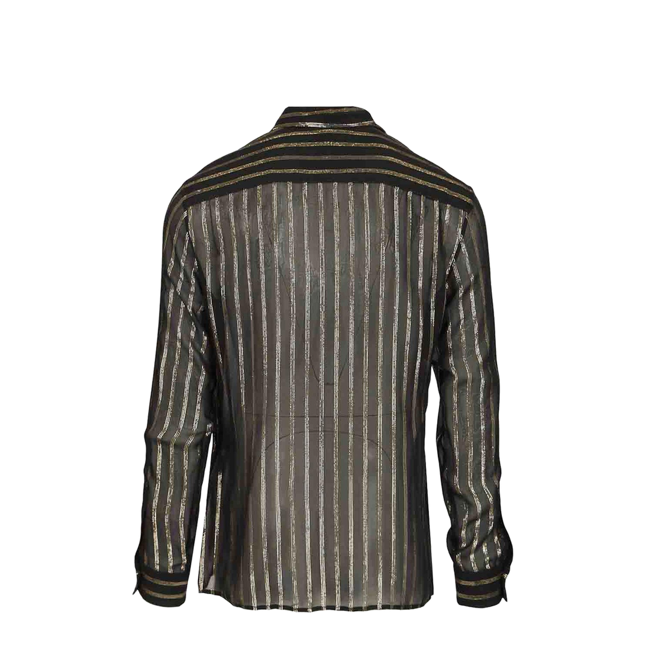 Silk and Lurex Chiffon Shirt