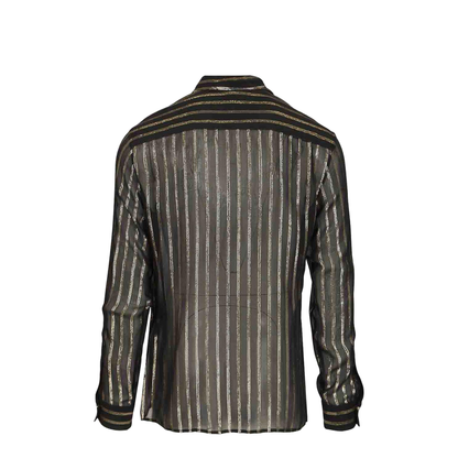 Silk and Lurex Chiffon Shirt