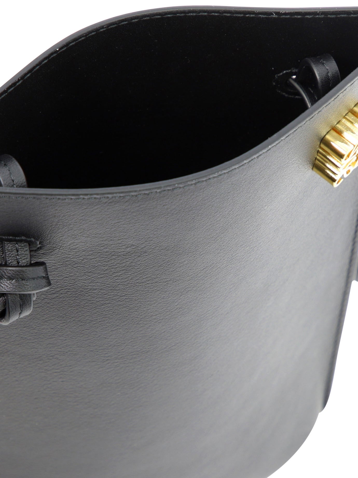 Dice Pocket Small Pouch Bag, Gold Hardware