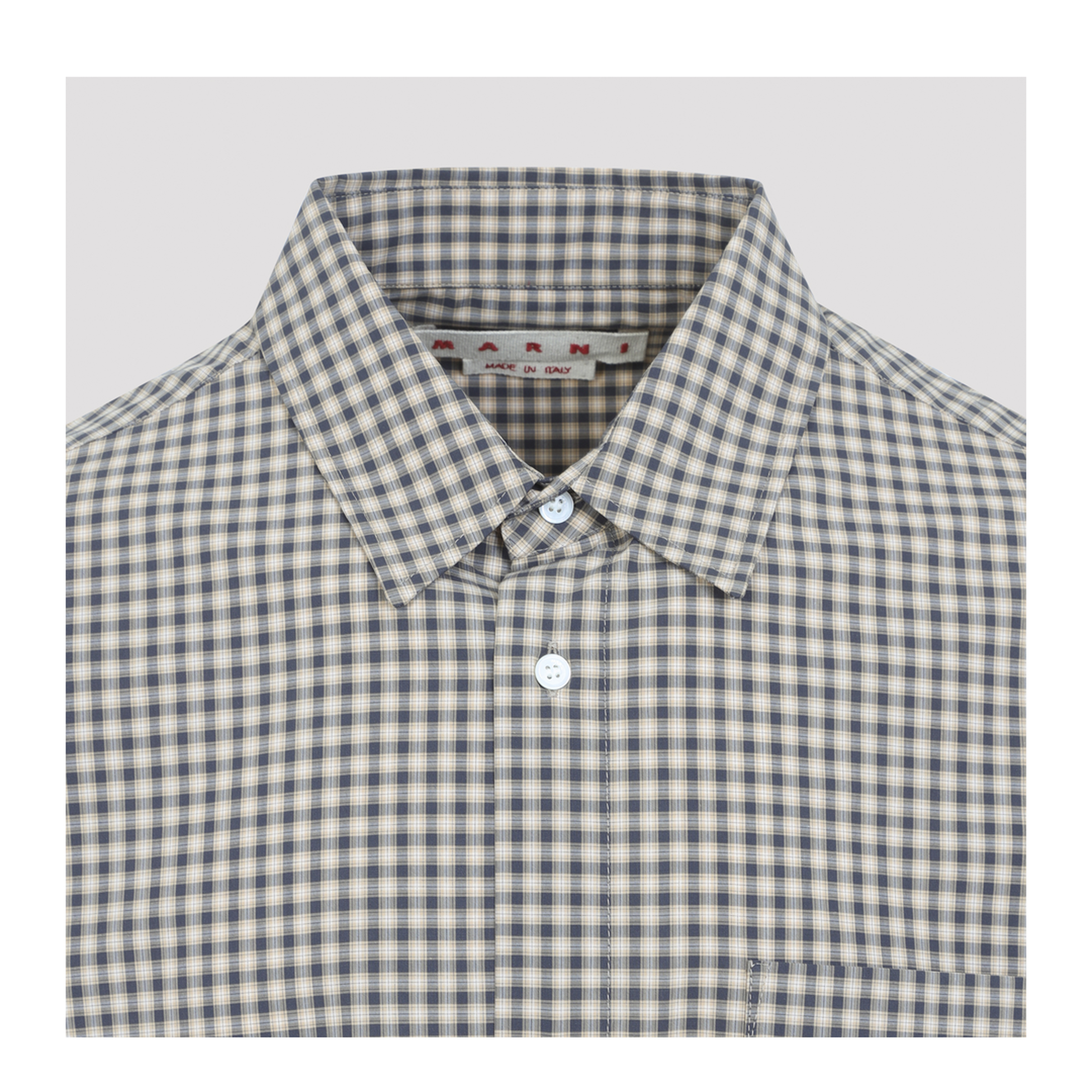 MAYFEYR - Marni - Micro Check Pattern Shirt - CUMU0396S0UTC691CHW25