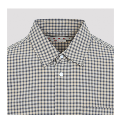 MAYFEYR - Marni - Micro Check Pattern Shirt - CUMU0396S0UTC691CHW25