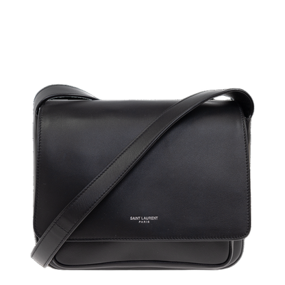 Satchel Small Leather Crossbody Bags - Black