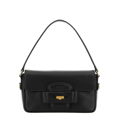 Elegant Black Leather Handbag