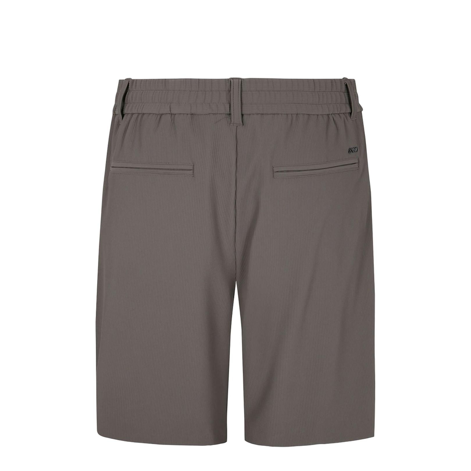 Canneté-effect stretch nylon Bermuda shorts
