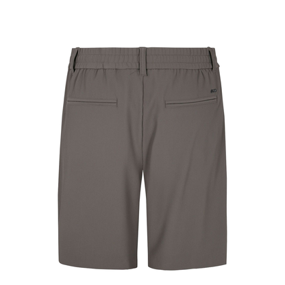 Canneté-effect stretch nylon Bermuda shorts