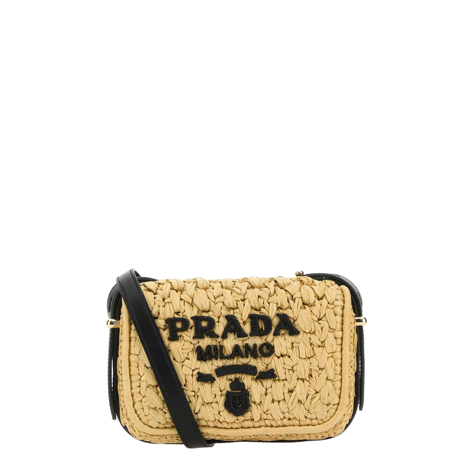 Raffia Crossbody Bag