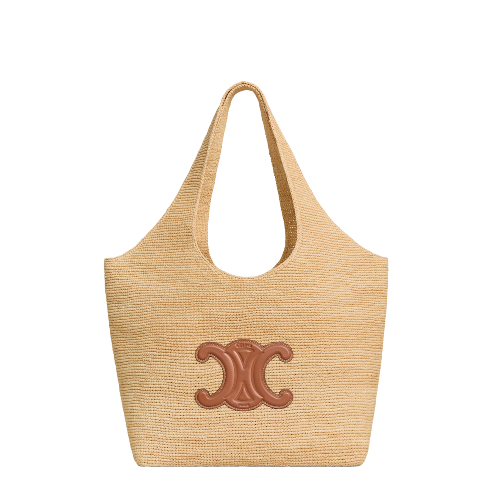 Classic Panier Shopper Cabas in Raffia