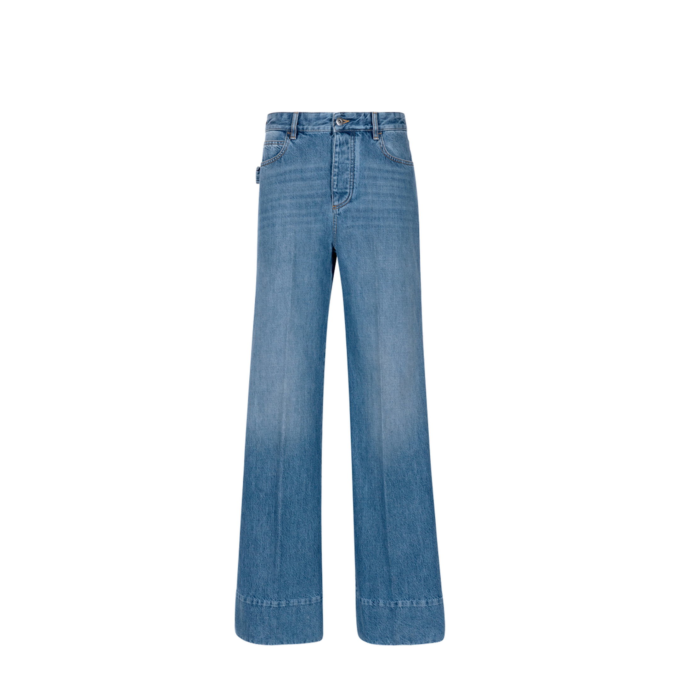 MAYFEYR - Bottega Veneta - Vintage Indigo Wide Leg Jeans - 771871V42W0
