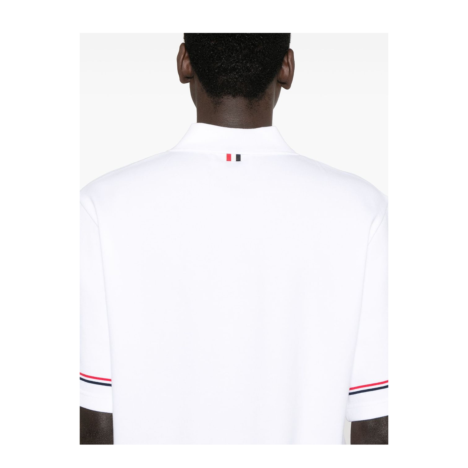 Rugby Fit RWB Stripe Short Sleeve Polo Shirt