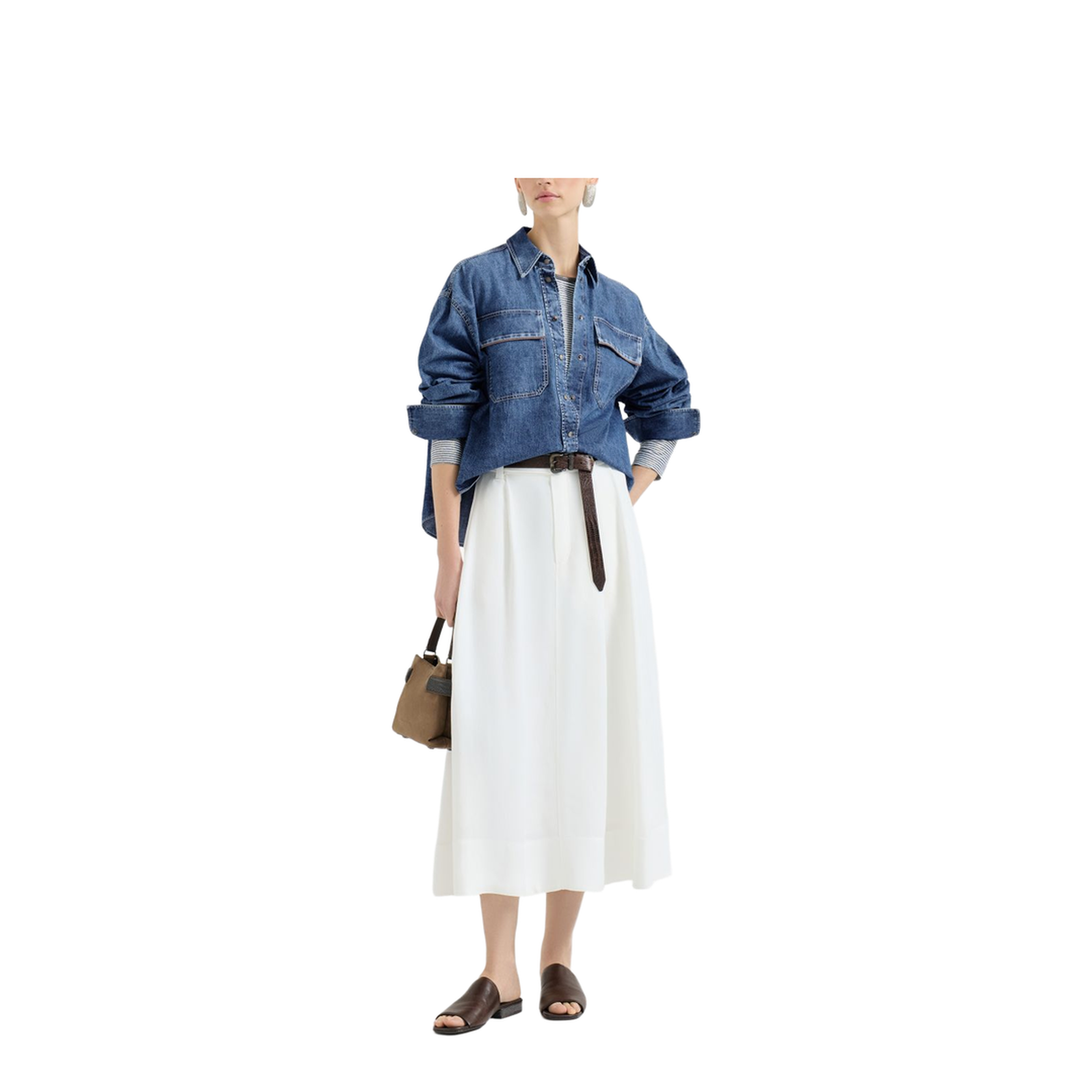 Lightweight Denim Shirt - Blue