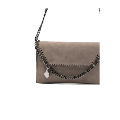 Falabella Alter Suede Crossbody Wallet