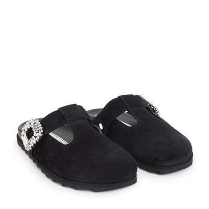Slidy Mules in Suede
