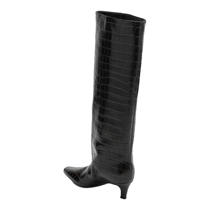 MAYFEYR - Toteme - Brown Boots In Crocodile-Print Leather - 231-913847-892034