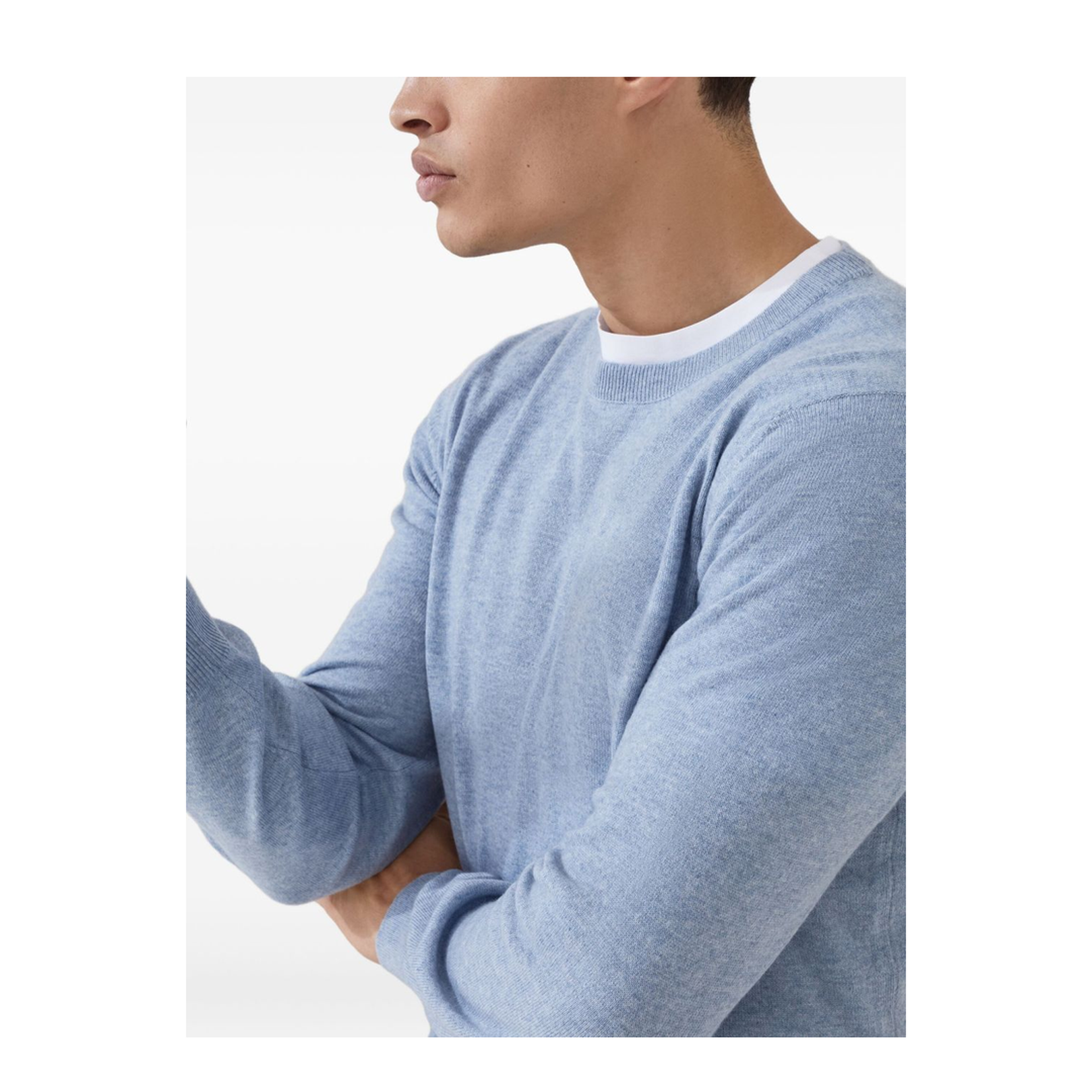 Cashmere Sweater in Denim