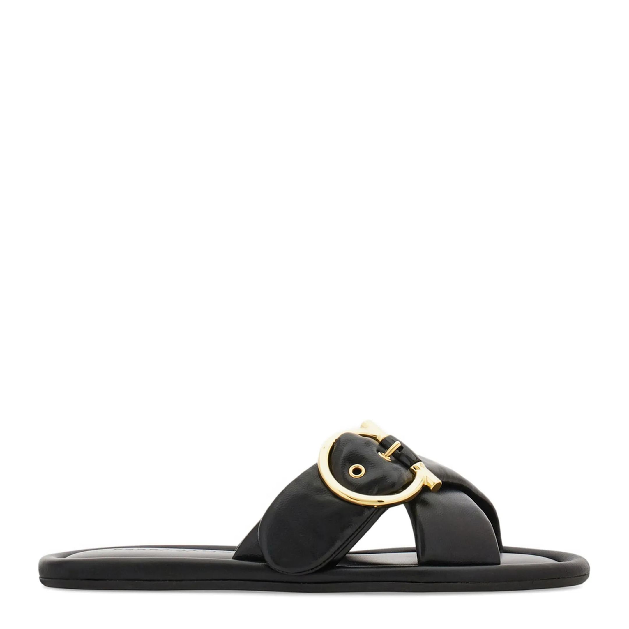 MAYFEYR - Ferragamo - Elyzia Leather Slide - 01L685793710NERO