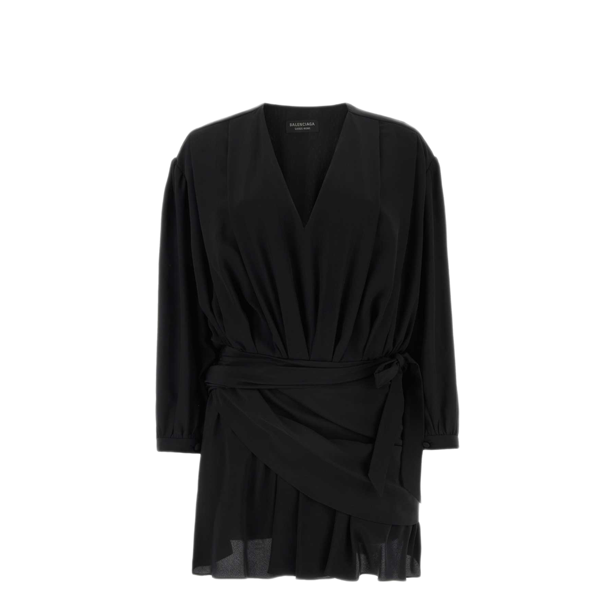 MAYFEYR - Balenciaga - Black Crepe Mini Dress - 772748TAN011000