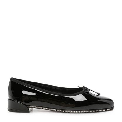 MAYFEYR - Christian Louboutin - Black Patent Leather Flat Shoes - 3260595B439