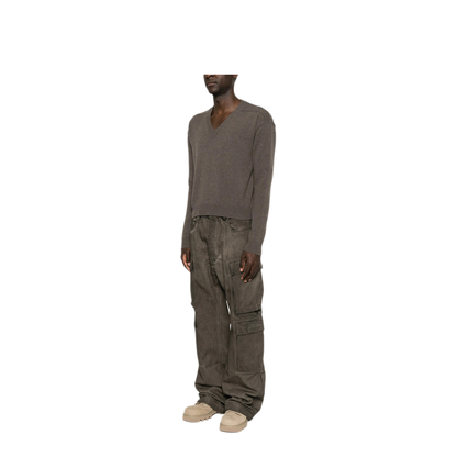 MAYFEYR - Rick Owens - V Neck Sweater - RU02F4650WSBR34