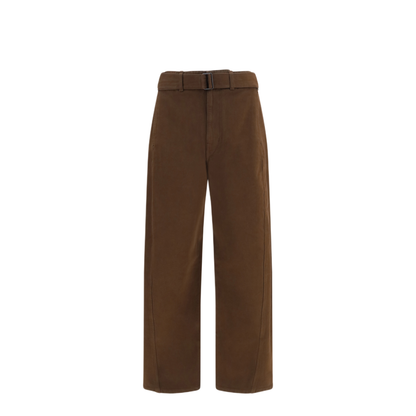 MAYFEYR - Lemaire - Heavy Dyed Twill Belted Pants - PA326LD1077