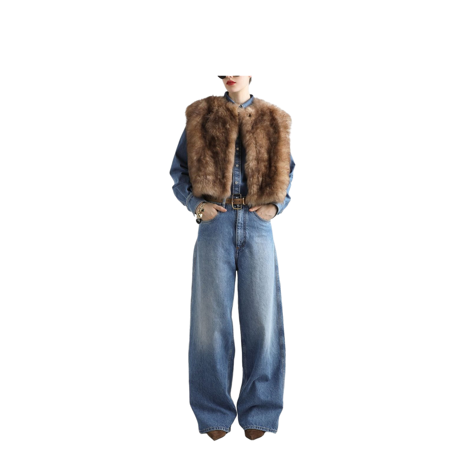 5-pocket denim trousers
