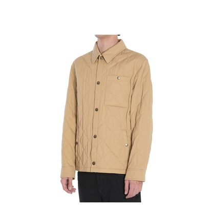 Quilted Gabardine Overshirt