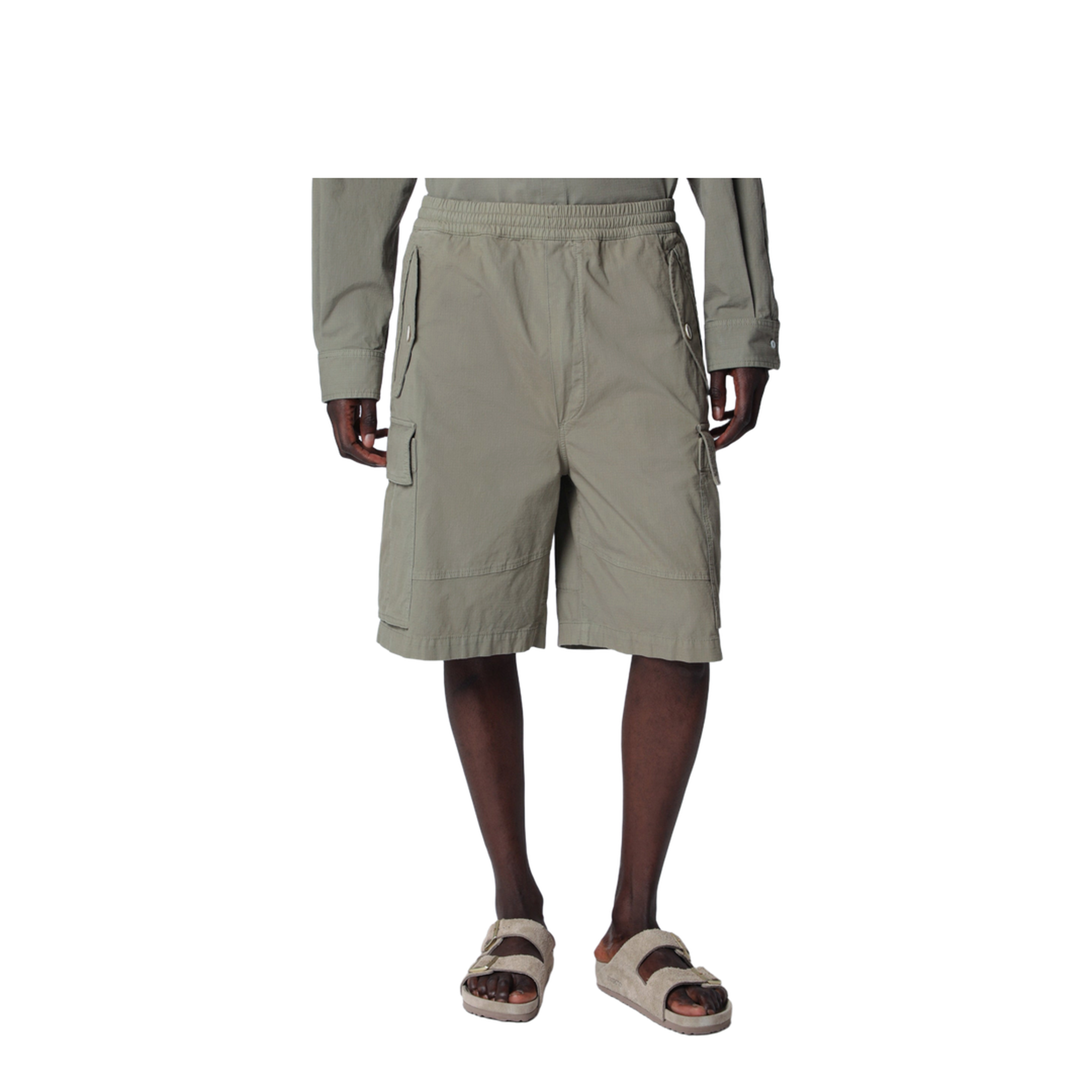 MAYFEYR - Dsquared2 - Cargo Ripstop Cotton Cargo Shorts In Oak - S71MU0881D35058734