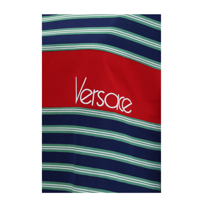 MAYFEYR - Versace - Striped Cotton T-Shirt - 10259081A18439