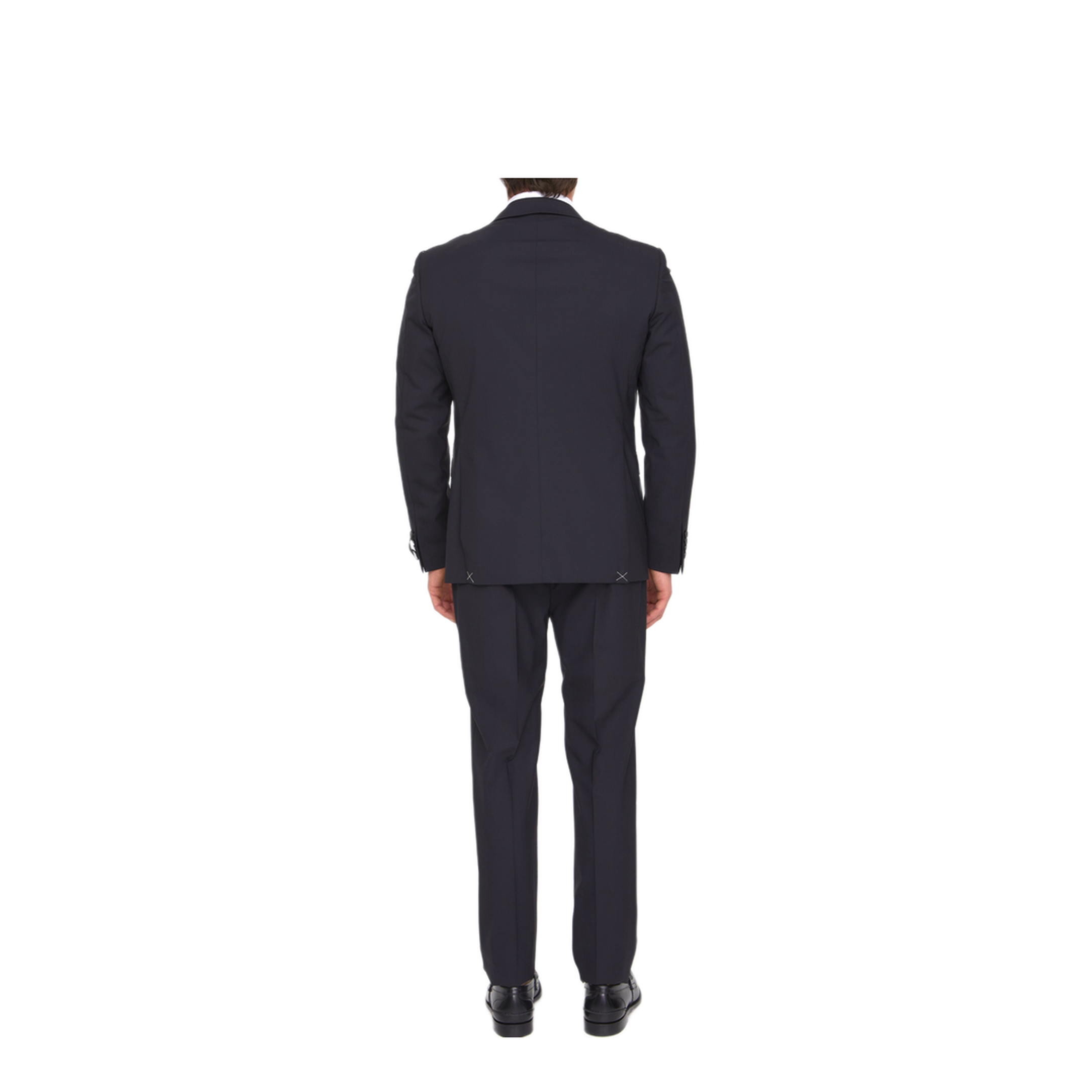 MAYFEYR - Tonello - Black Virgin Wool Two Piece Suit - 01AI240Y1063U990