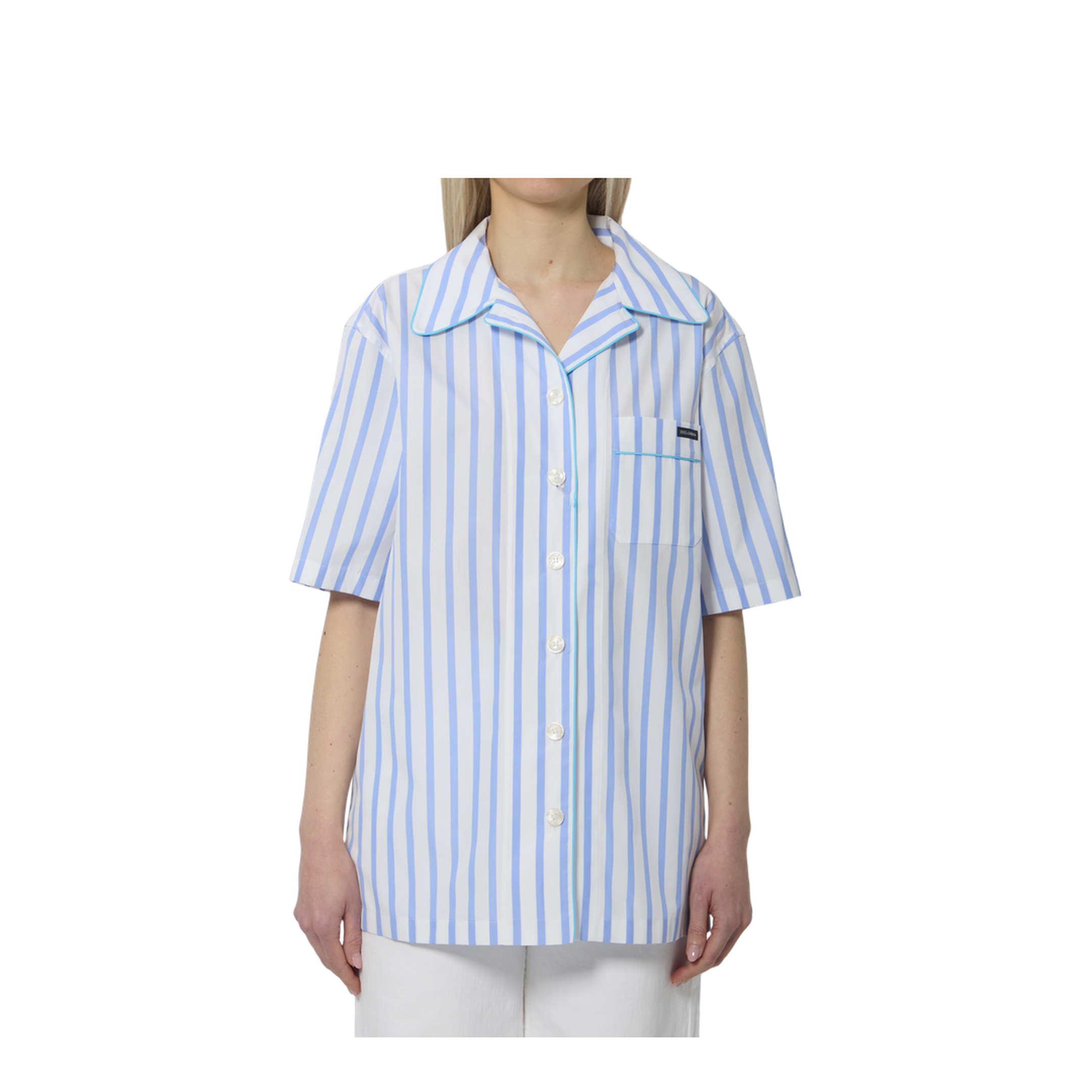 MAYFEYR - Dolce & Gabbana - Striped Poplin Shirt - F5U31TFR52WS8051