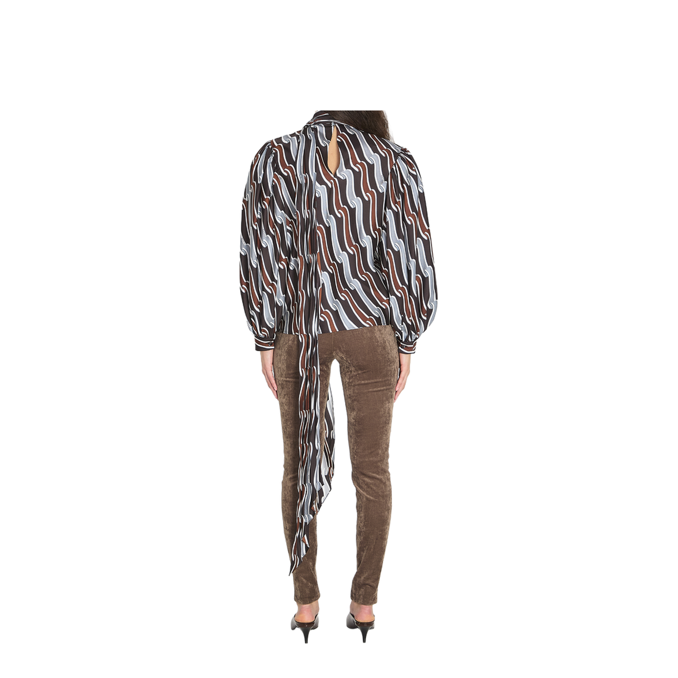 Printed Silk Twill Shirt