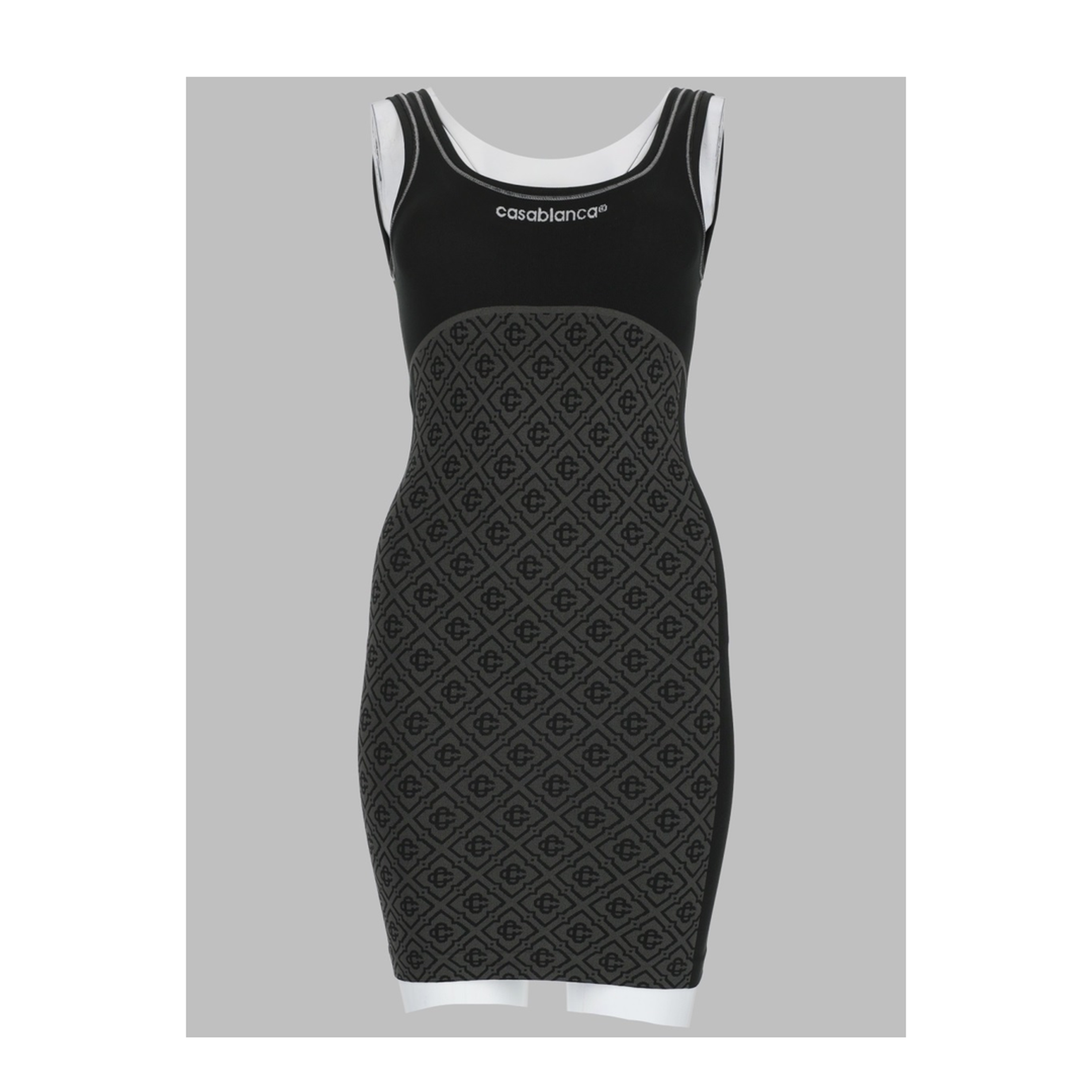 MAYFEYR - Casablanca - Monogram Mini Dress - WPF26ACT06901GREYMONOGRAM