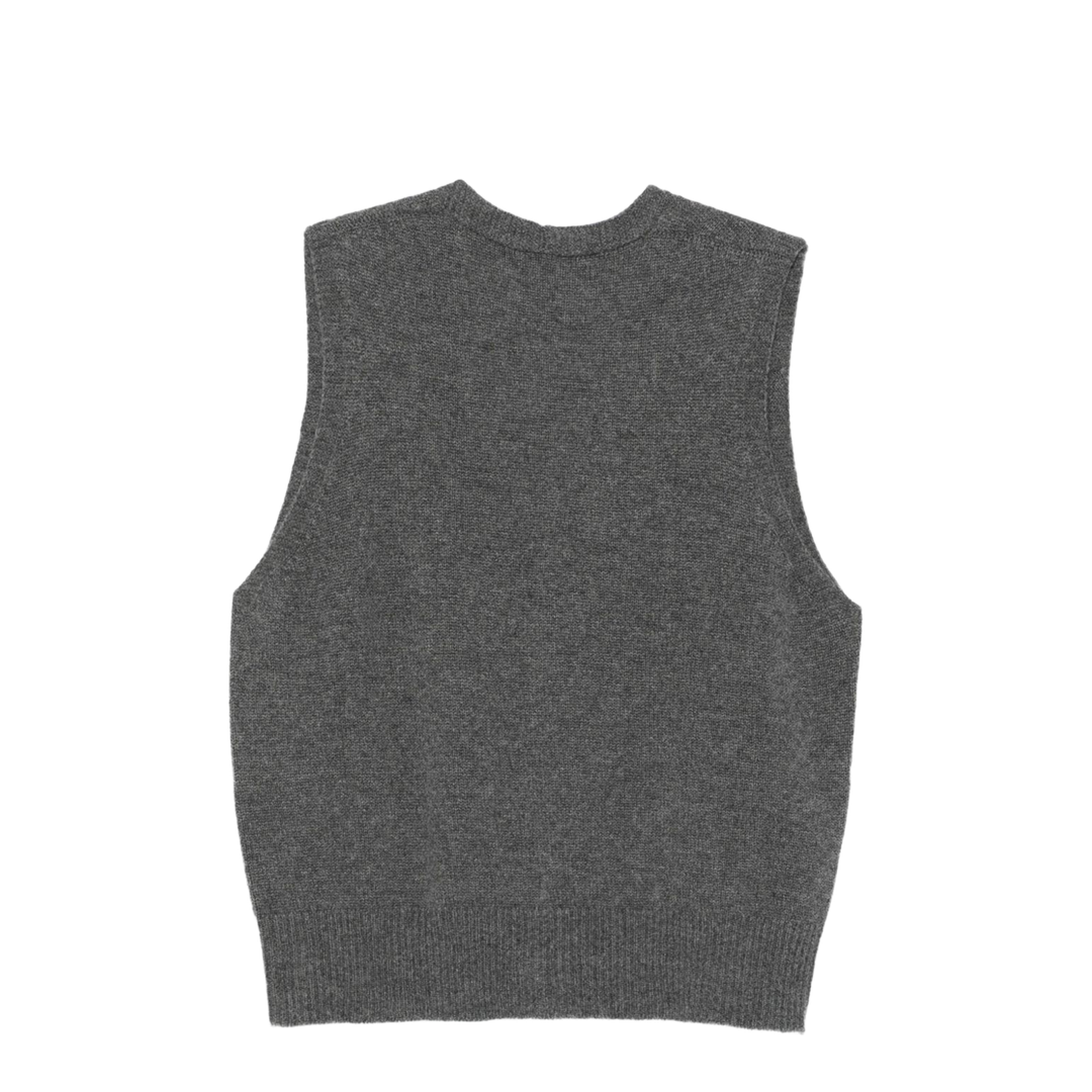 Icon Single-Breasted Waistcoat in Plain-Knit Cashmere