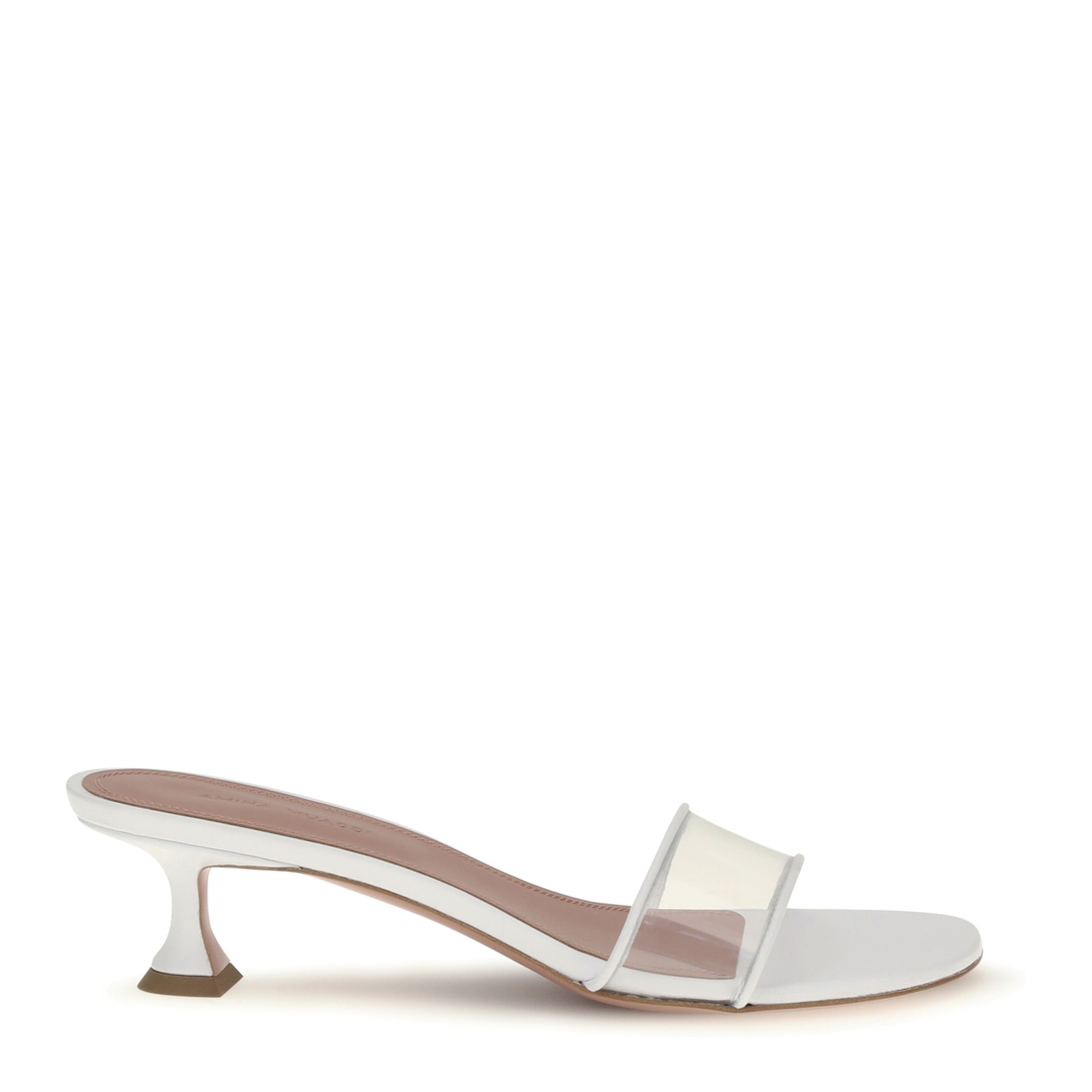 MAYFEYR - Amina Muaddi - Andreea Glass Mule Sandals - 17S366182AND