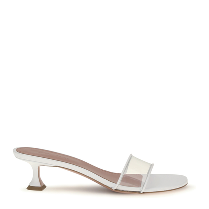 MAYFEYR - Amina Muaddi - Andreea Glass Mule Sandals - 17S366182AND