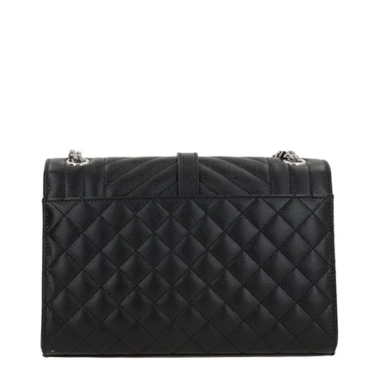 Loulou Large Leather Crossbody Bags - Black