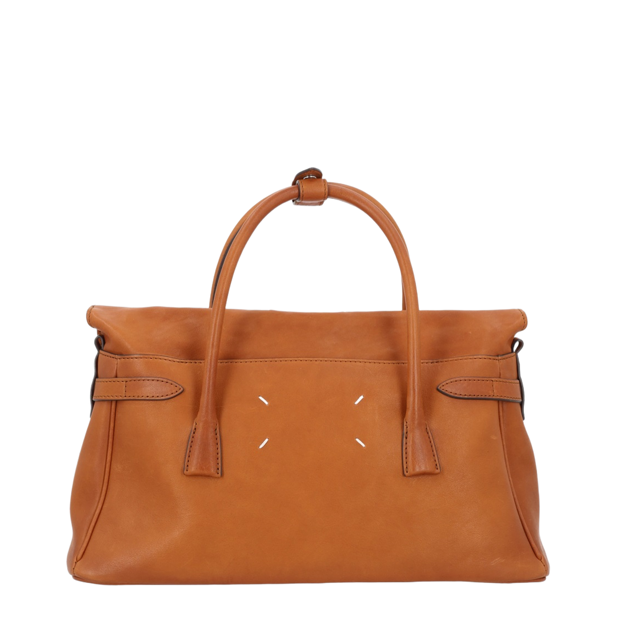 5AC West Medium Hand Bag in Brown Leather