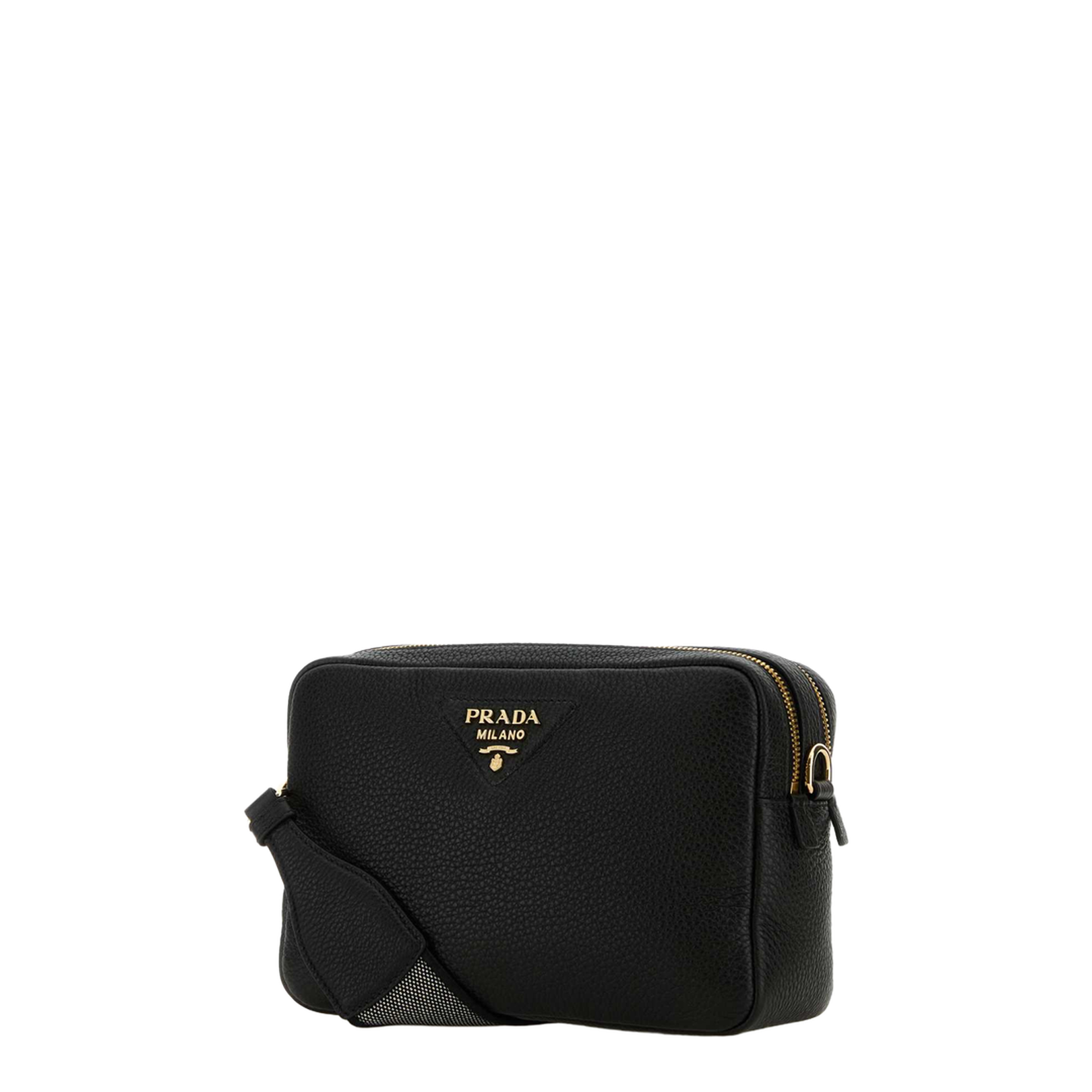 Black Leather Crossbody Bag