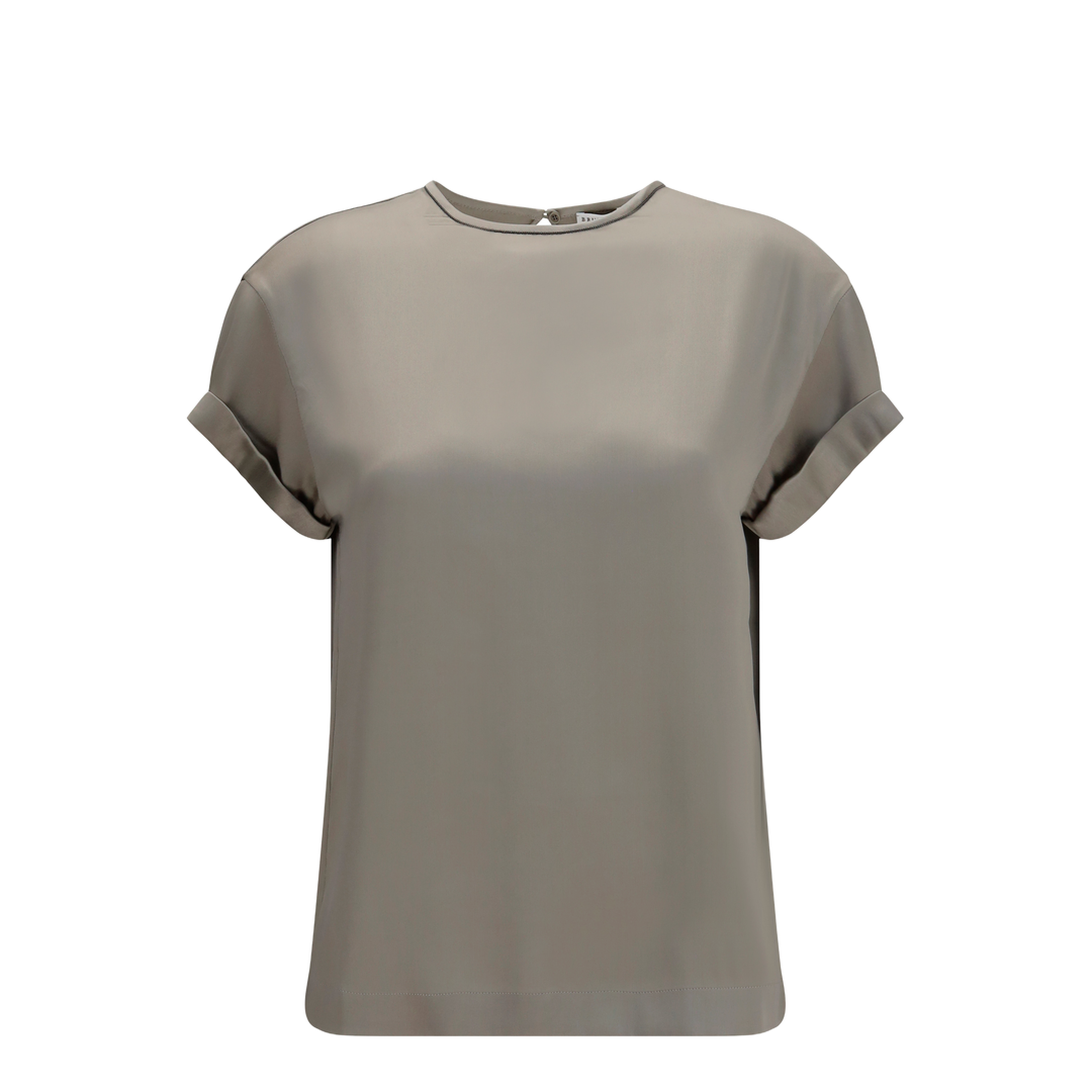 MAYFEYR - Brunello Cucinelli - Silk Blouse With Monili Chain - M0C59DE310