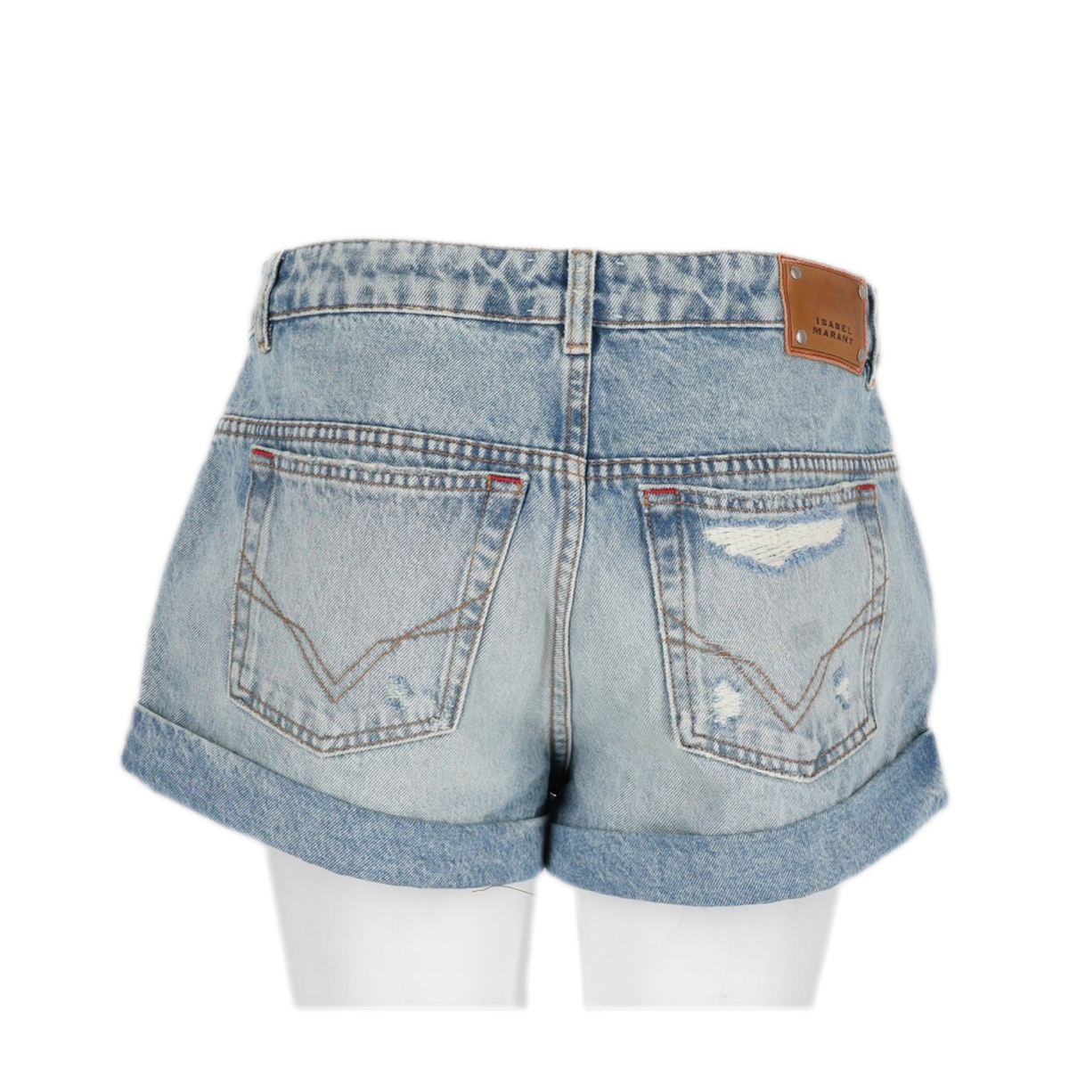 MAYFEYR - Isabel Marant Étoile - Blue Cotton Shorts - SH0330FAD4H01I30VU
