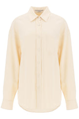 Stella McCartney oversized shirt in crepe jersey