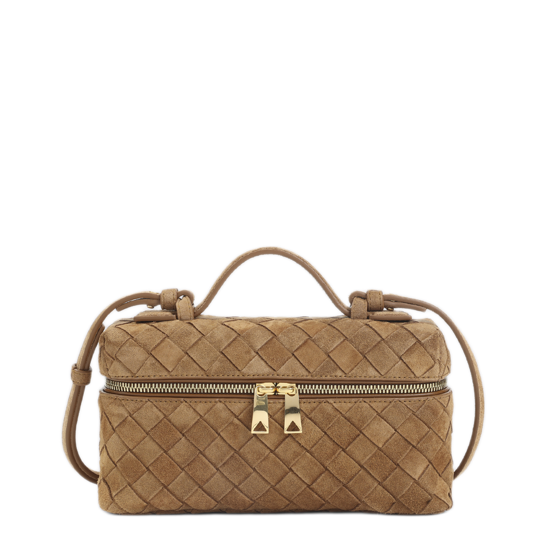 MAYFEYR - Bottega Veneta - Suede Vanity Case Bag - 789109V5ZZ1