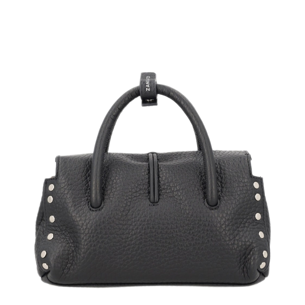 Dotta Baby Black Grained Leather Bag