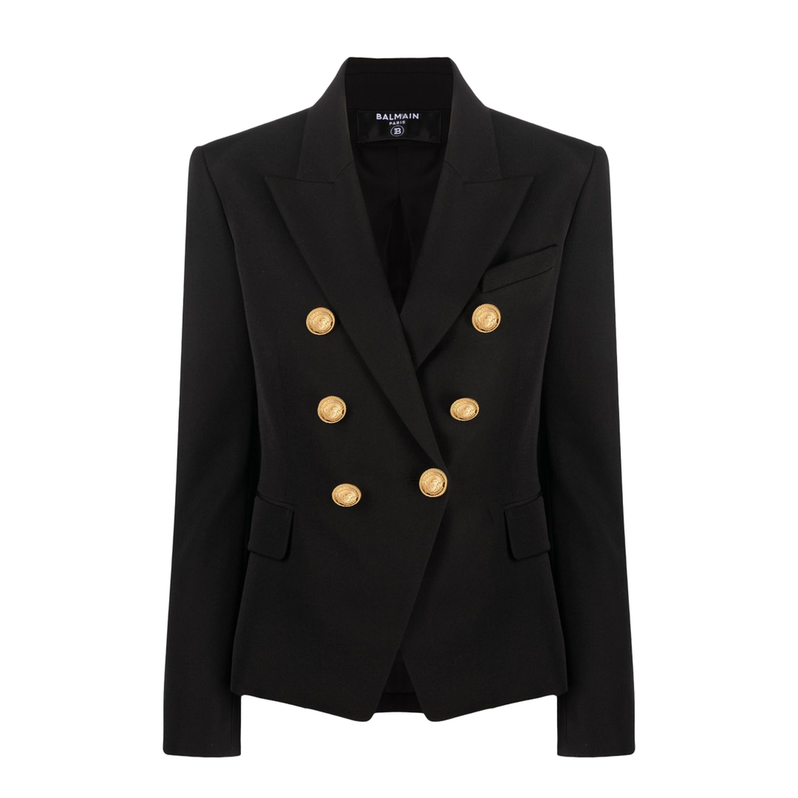 Black Double-Breasted Blazer