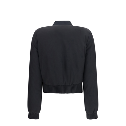 MAYFEYR - Alexander Mcqueen - Buttoned Bomber Jacket With Visible Stitching - 865429QBADT